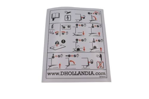 Dhollandia Safety sticker left EF0500.L