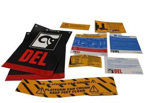 DEL Decal Kit C/W Flags 72587-S01